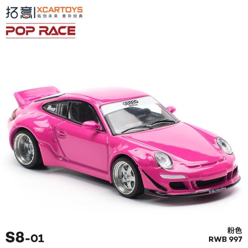 POPRACE 1:64 Porsche RWB 997 - Pink