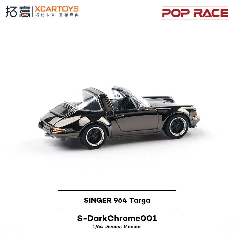 POPRACE Porsche Singer 964 Supercar/Race Car 1/64 Scale Die-cast Collectible Model