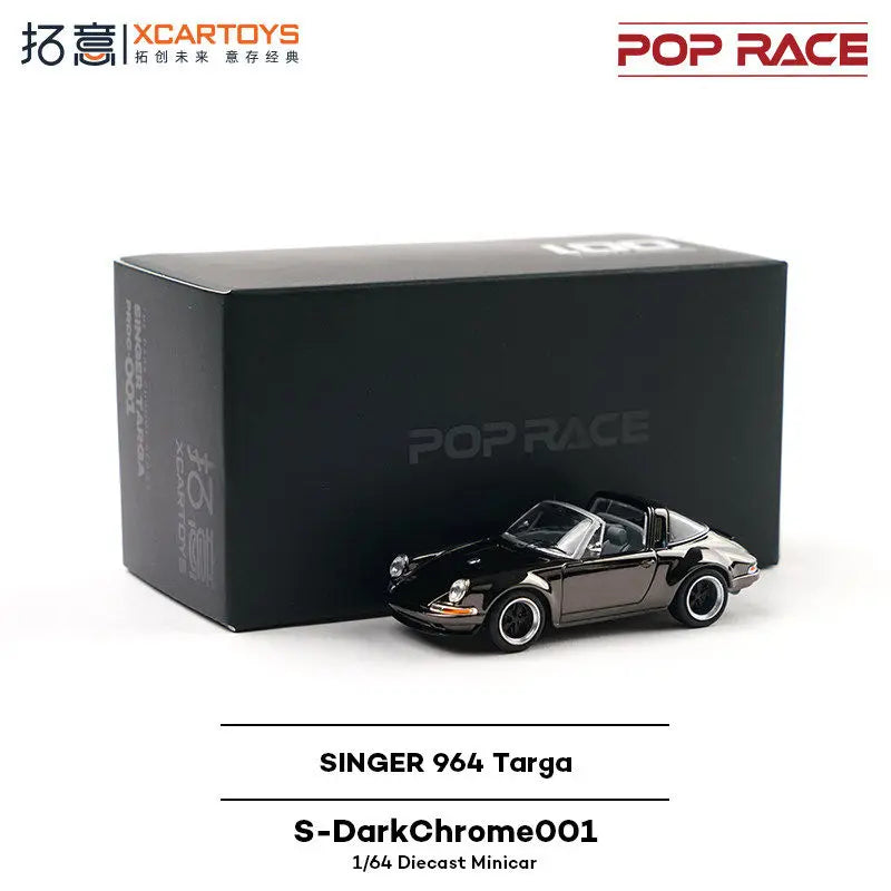 POPRACE Porsche Singer 964 Supercar/Race Car 1/64 Scale Die-cast Collectible Model
