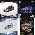 Demon King Auto 1:64 LBWK Nissan GT-R R35 Silver Blue F40 HEC McLaren GT Alloy Die Cast Car Model Collection Gift